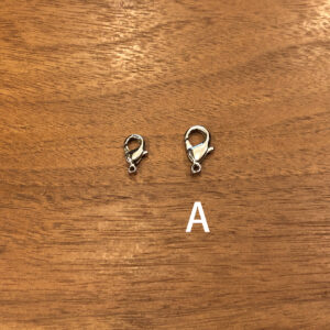 〔A〕少し大きなサイズのカニカンに変更 (+¥20)